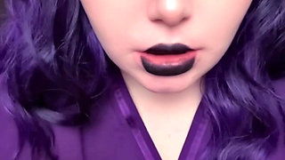 Caught the Fat Goth Nurse Masturbating
