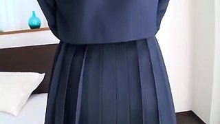 A Middle-aged Man And A Uniformed Beauty