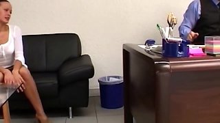 Babe Got Her Tight Ass Fucked By Boss And Covered With Cum With Stefan Dolenga And Busty French