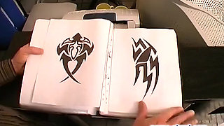 Open Legs in the Piercing Studio.