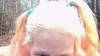 Outdoor Sucking Leafs to Anal Pumping on the Car Rough and Hard