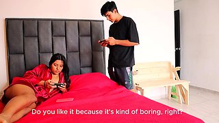 I invited my innocent friend to play and I end up playing