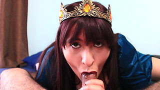 Dragon Priestess Sucks on Juicy Cock