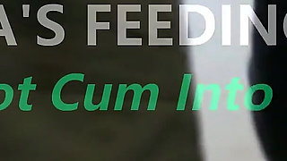 Marianna's Feeding Time #16 - Sucking Hot Cum Into Her Mouth.