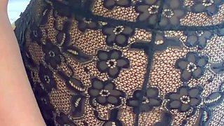 Italian American MILF Solo Play: Sexy Brunette in Lingerie