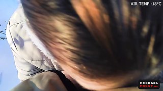 Stranger Girl Gives Extreme Blowjob in Park