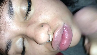 THE BEST BLOWJOB IN THE WORLD, SO GREEDY FUCKING THE CUCKOLD'S COCK