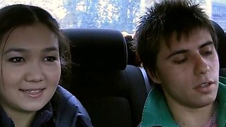 Brunette takes big cock up the ass