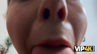 Vip4k. a innocent blonde from the street acts like a real bitch and a cheater