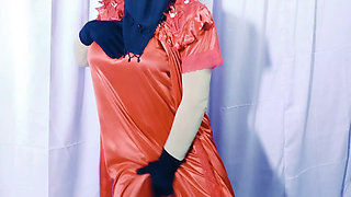 Indian Muslim Hijabi Beautiful Woman in Arabian Style