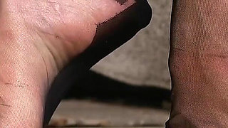 Seamed Nylon Feet & Extreme Heels