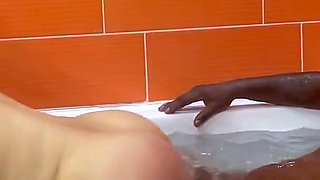 BBC Has a Great Time with Beautiful Girl in the Jacuzzi