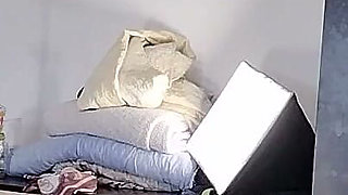 Sexy Latina Tries on and Cuts Clothes