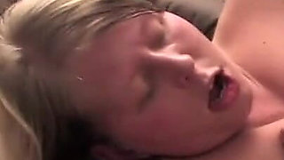 Big ass German chick gets sprayed on her big ass