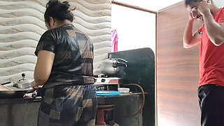 Indian Aunty Fucking in Kitchen