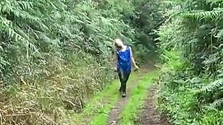 Shiny Pvc Rainwear Walk with a Kinky Secret