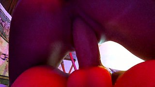 Teen brunette masturbating on public dirt road