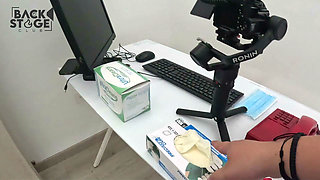 Behind the Scenes in Nurse Video with Karen Sleent and Fred Nunex - Back Stage Club