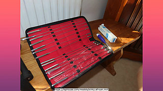 Kinky African MILF's peeing day 01, part 2