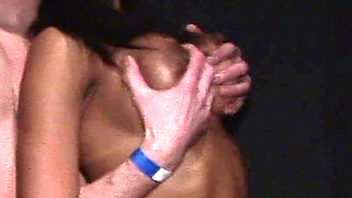 Tekohas Shows off Her Gorgeous, Massive Tits and Sucks and Blows the Blokes’ Cocks Non-stop at the Spermastudio Glory Hole