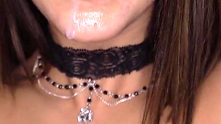 Evelin Stone Showers off Post Cum Facial