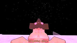 Roblox Demon Girl Dominates Monster Hunter with Rough Cowgirl Sex - Animated POV Blowjob & Deepthroat