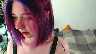 Amateur blondie solo anal masturbation