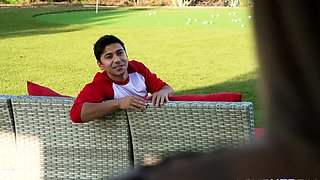 Blondie MILF Gigi Dior Fucked Outdoor By Foot Fetish Guy