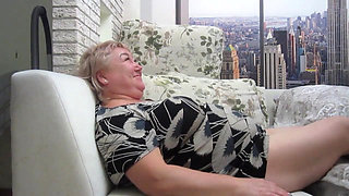 Fucked mother-in-law in the mouth finished her off and took everything on camera