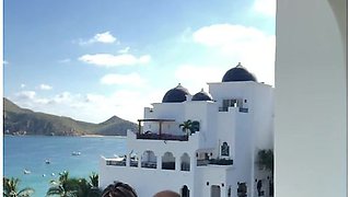 Fucking On The Balcony In Mexico Looking Over The Beach (full Video)
