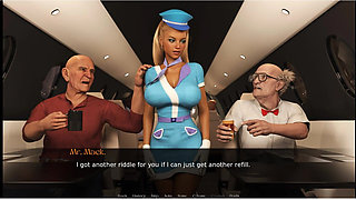 I Will Fuck Your Grandpa - Gameplay -roleplay - Nurse Scene - Stewardess Scenes