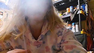 Smoking Babe Jerks You Off