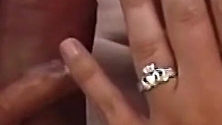 Wrapped Slut Gaping Anal Fingered by Horny Group