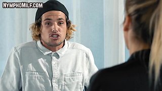 MIFL with big tits gets oiled in hot bathroom fucking