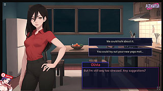 My girlfriend has a hard day at work. RELAX my partner. He gives me his panties EP 1