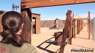 Lyla Storm Gags on James Deens Big Cock in Casey Calvert BDSM Rough Anal Domination