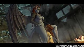 SFM Cartoon Sex Compilation - Baldur's Gate 3 Hentai Fuck & 3D Anime Banged