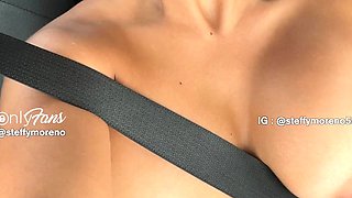 Blonde tight pussy babe solo toy fun in glamour masturbation