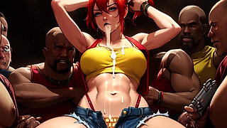 Redhead Misty Stops Playing Pokemon & Gets BBC'd In A Mosh Pit!!