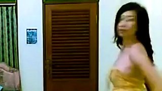 Indonesian Babe's Joged Keong Lonte Striptease
