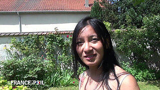 Sexy Brunette Has Hot Sex with Horny Guy While Husband Watches