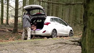 Big Ass Ebony Teen Sunny Star Gets Her Pussy Smashed Hard Outdoor