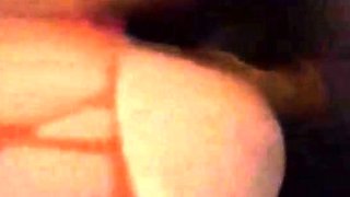 Hairy Girl Fucks Her Monster Dildo