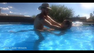 Nine Months Preganant Pool Sex