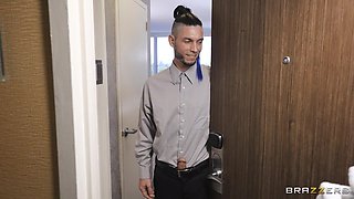 Five Star Motel Interracial Threeway featuring Tyler Steel, Ashlyn Peaks, and Ebony Zoey Sinn