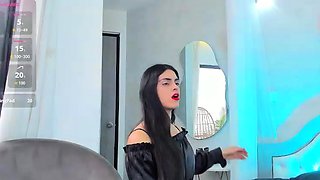 Petite small tit babe with perfect pussy masturbates