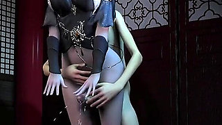 Goddess of Passion: Animated Curves in Motion - 3D Animation Hentai