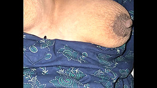 Hot Big Boobs Indian Aunty in Nighty Pussy Fucking