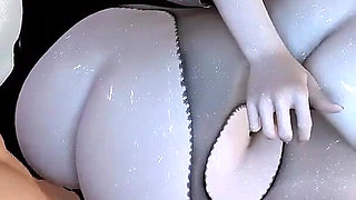 Animated Diva Goddess: Curves in Motion - 3D Animation Hentai