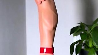 Sofia cortez striptease and solo masturbation show